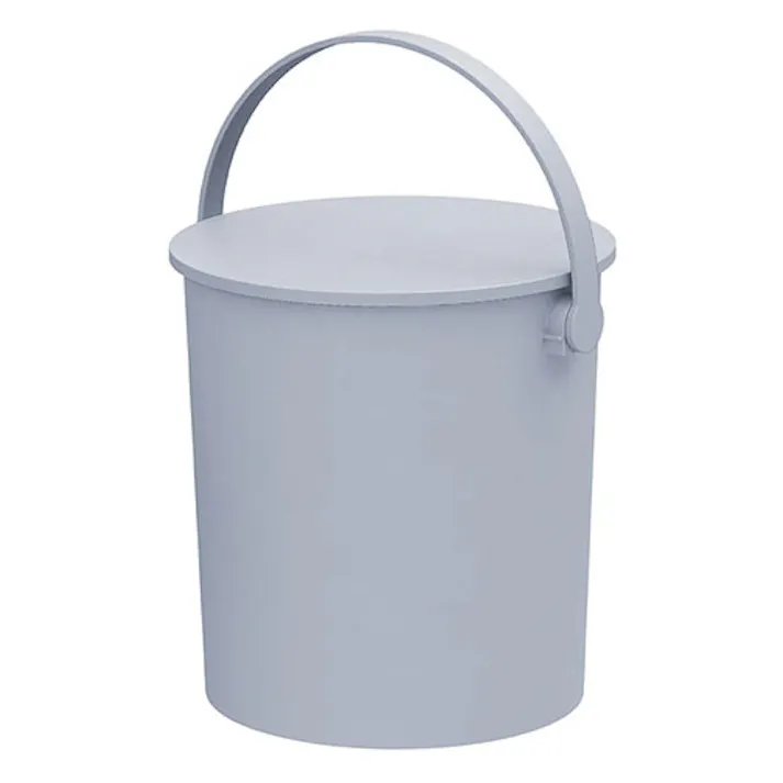 座れる丸型収納 フェルマー 1P 34×32×33.3cm(20L) ライトグレー