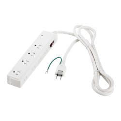 BSTAPSDC820WH 2/3ピン式電源タップ 4+4個口 2m ホワイト
