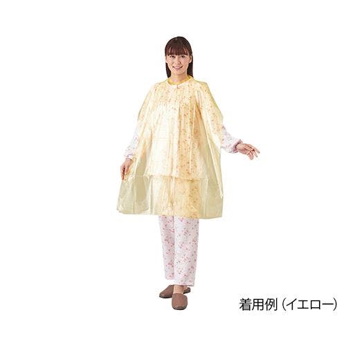 PE食事用エプロン（タイオンタイプ） イエロー FR-840 (1箱(50枚入り))