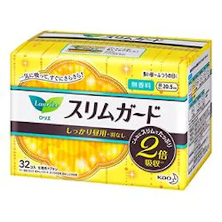 ロリエスリムガード 多い昼~ふつうの日用羽なし (32個入)