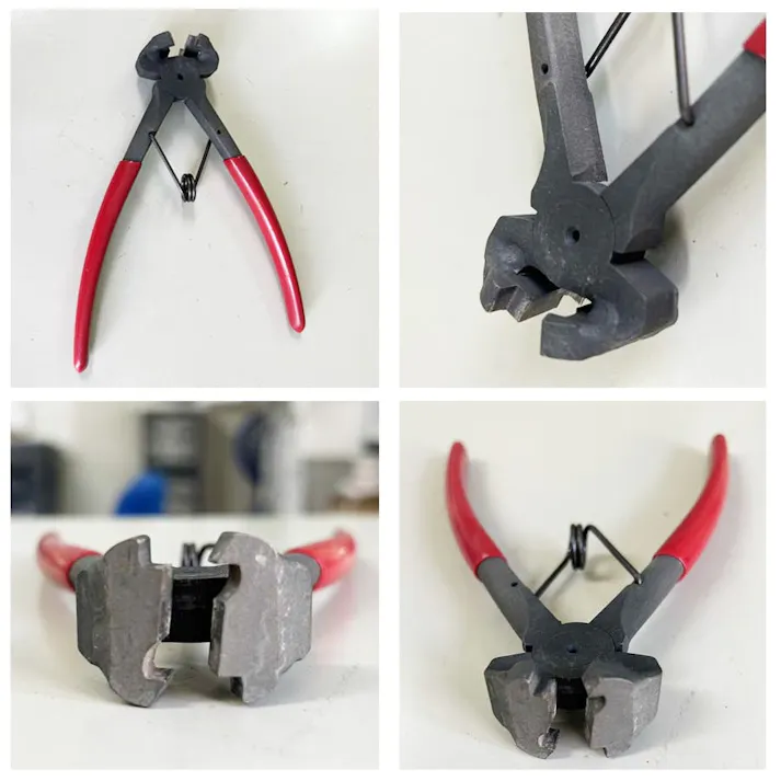 土木試験機製作所 サミットモールド用脱型ペンチ( 万能型)【供試体型枠】【使い捨て型枠】【アルミ製型枠】【コンクリート供試体】【コンクリート試験】