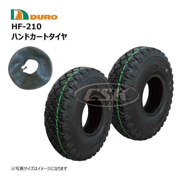 各2本 DURO 3.00-4 4PR HF-210 デュロ タイヤ チューブ セット ダイヤ
