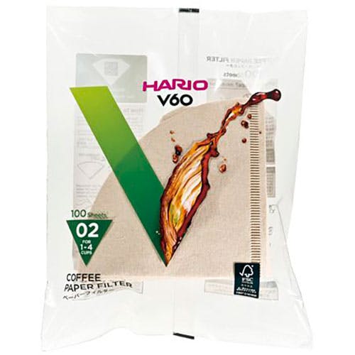 HARIO V60�p�y�[�p�[�t�B���^�[02M 1�`4�t�p 100���� ��E�n�T�~�E�������E���ٗp�i