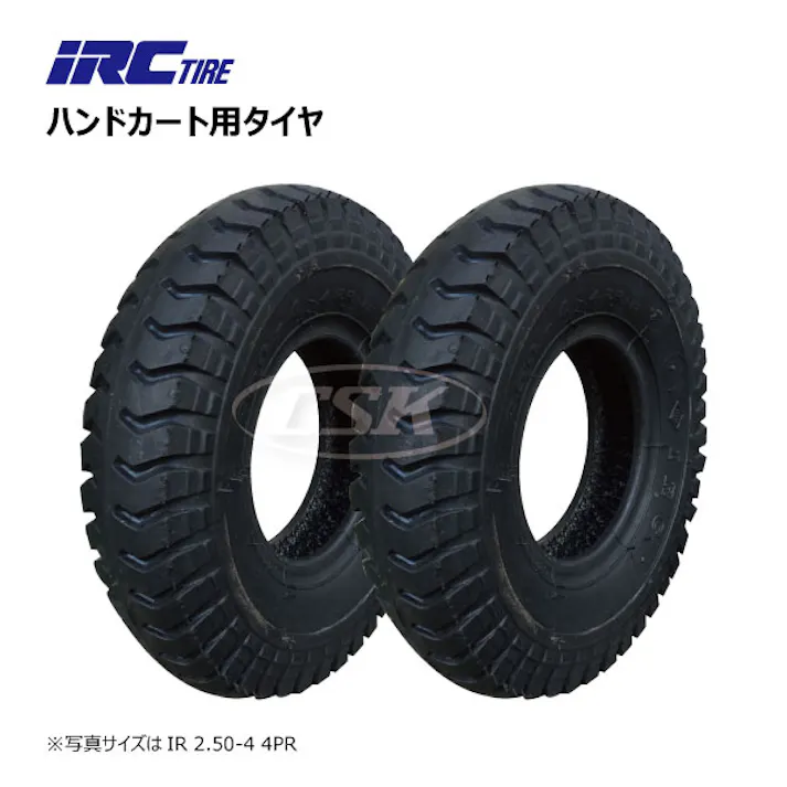 2本 IRC 3.00-4 4PR ULパタン IRC 井上ゴム タイヤ 荷車 ハンドカート 台車 補修用 ブリジストン 外径250mm 300-4 3.00x4 300x4