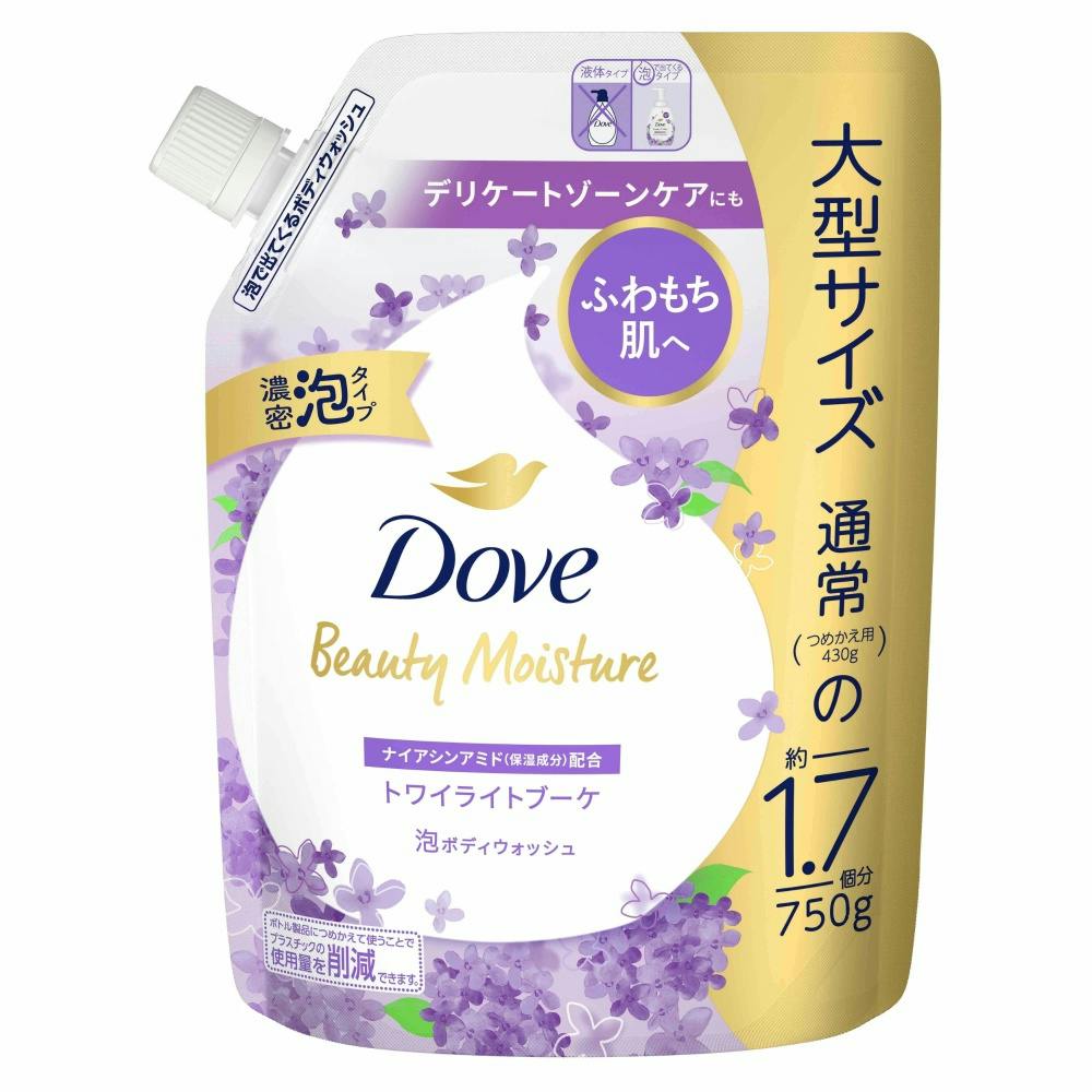 ダヴ ビューティーモイスチャー 泡ボディウォッシュ トワイライトブーケ つめかえ用 × 1点　 【送料込み】 ＃4902111784151