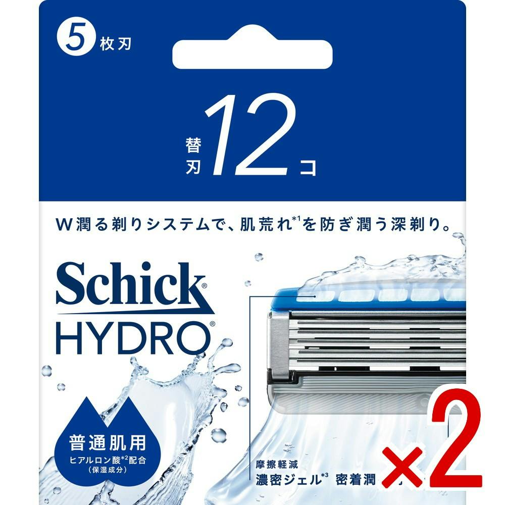 【2点まとめ買い】シック ハイドロ 普通肌 替刃 × 2点　 【送料込み】 ＃4891228320461