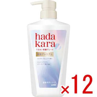 【ケース販売】ハダカラ美肌プレミアムモイストボディケアソープ液体タイプ本体 × 12点 【送料込み】 #4903301378242