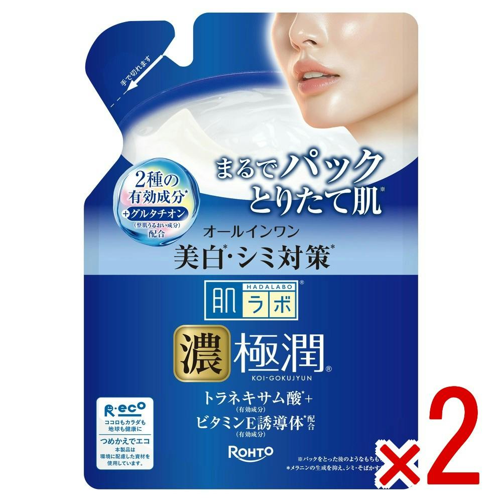 【2点まとめ買い】肌ラボ 極潤 美白パーフェクトゲル つめかえ用 × 2点　 【送料込み】 ＃4987241203024