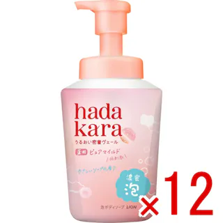 【ケース販売】ハダカラ薬用ピュアマイルドモイストボディケアソープ本体 × 12点 【送料込み】 #4903301378532