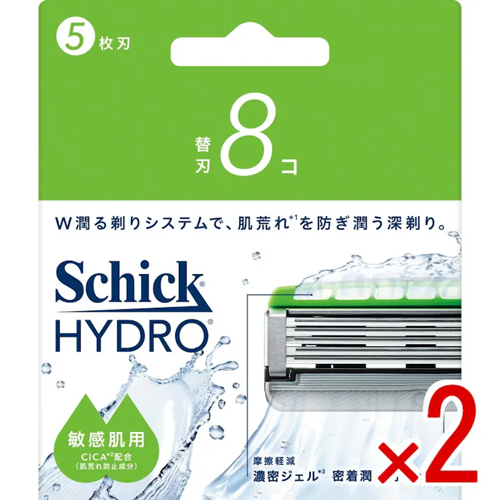 【2点まとめ買い】シック ハイドロ 敏感肌 替刃 × 2点 【送料込み】 #4891228320508