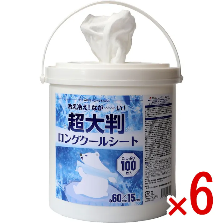 【ケース販売】ロングクールシート × 6点 【送料込み】 #4571586062028