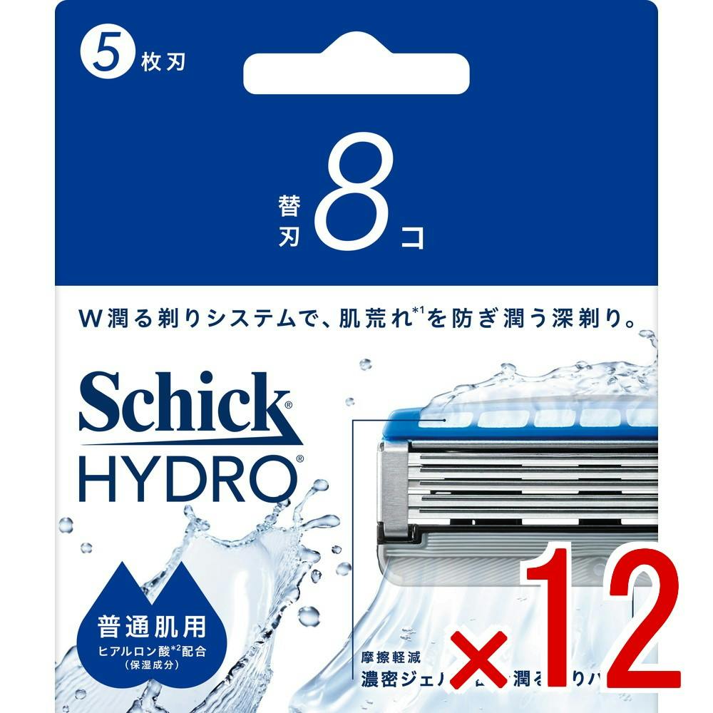 【ケース販売】シック ハイドロ 普通肌 替刃 × 12点　 【送料込み】 ＃4891228320454