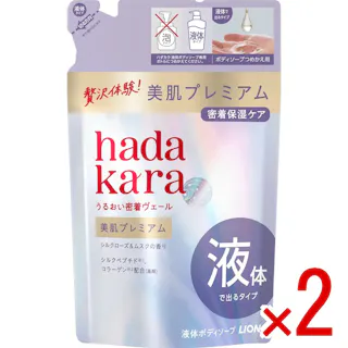 【2点まとめ買い】ハダカラ美肌プレミアムモイストボディケアソープ液体タイプつめかえ用 × 2点 【送料込み】 #4903301378259