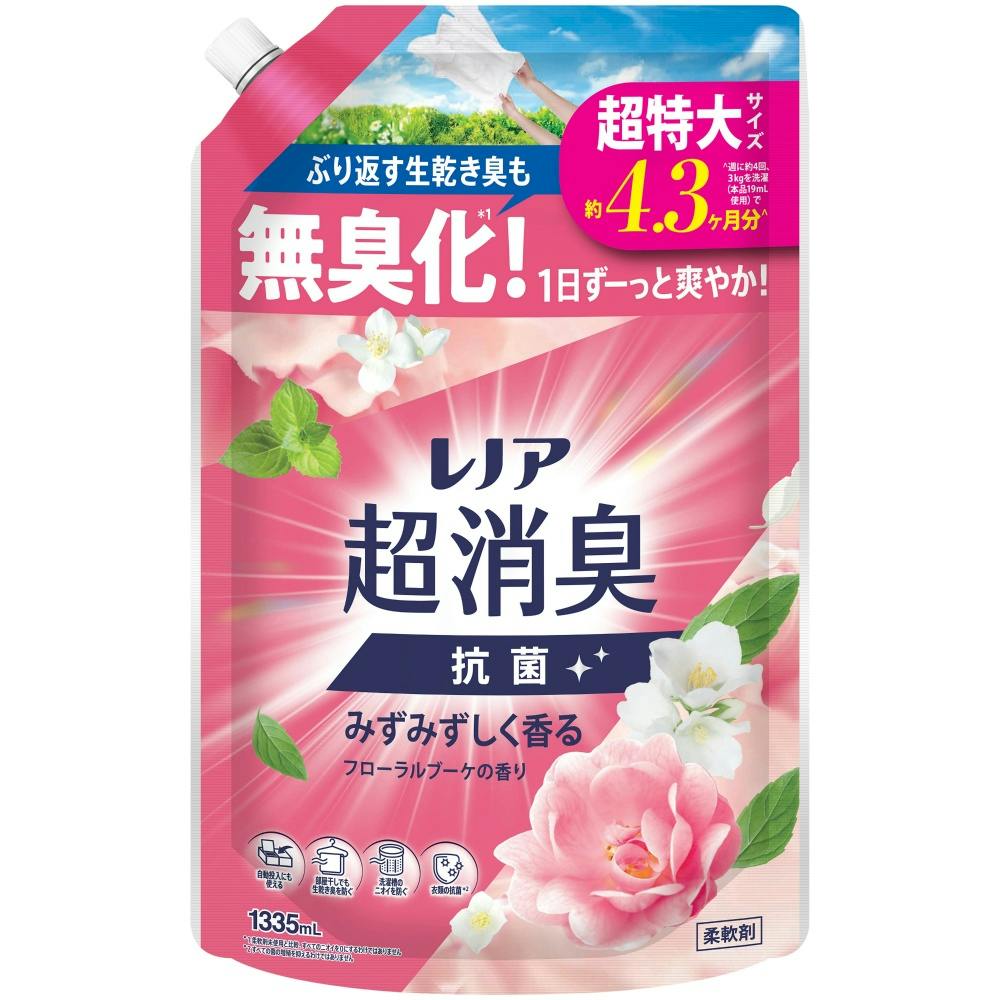 レノア超消臭みずみずしく香るフローラルブーケの香りつめかえ用超特大サイズ × 1点　 【送料込み】 ＃4987176353764