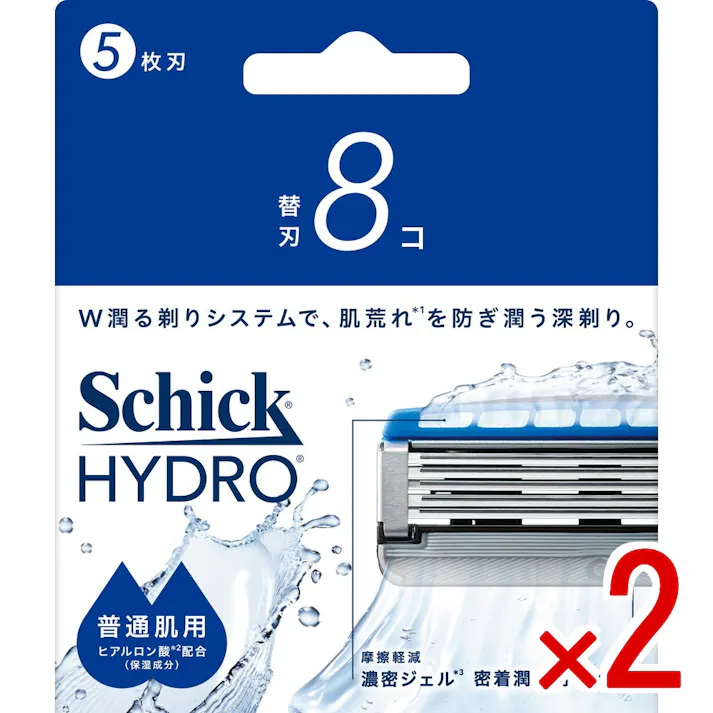 【2点まとめ買い】シック ハイドロ 普通肌 替刃 × 2点 【送料込み】 #4891228320454