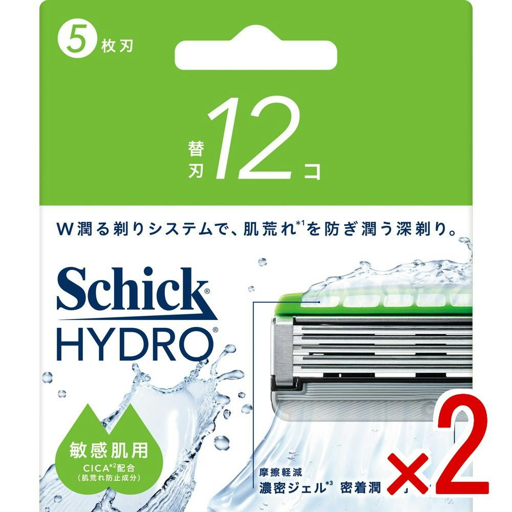 【2点まとめ買い】シック ハイドロ 敏感肌 替刃 × 2点　 【送料込み】 ＃4891228320515