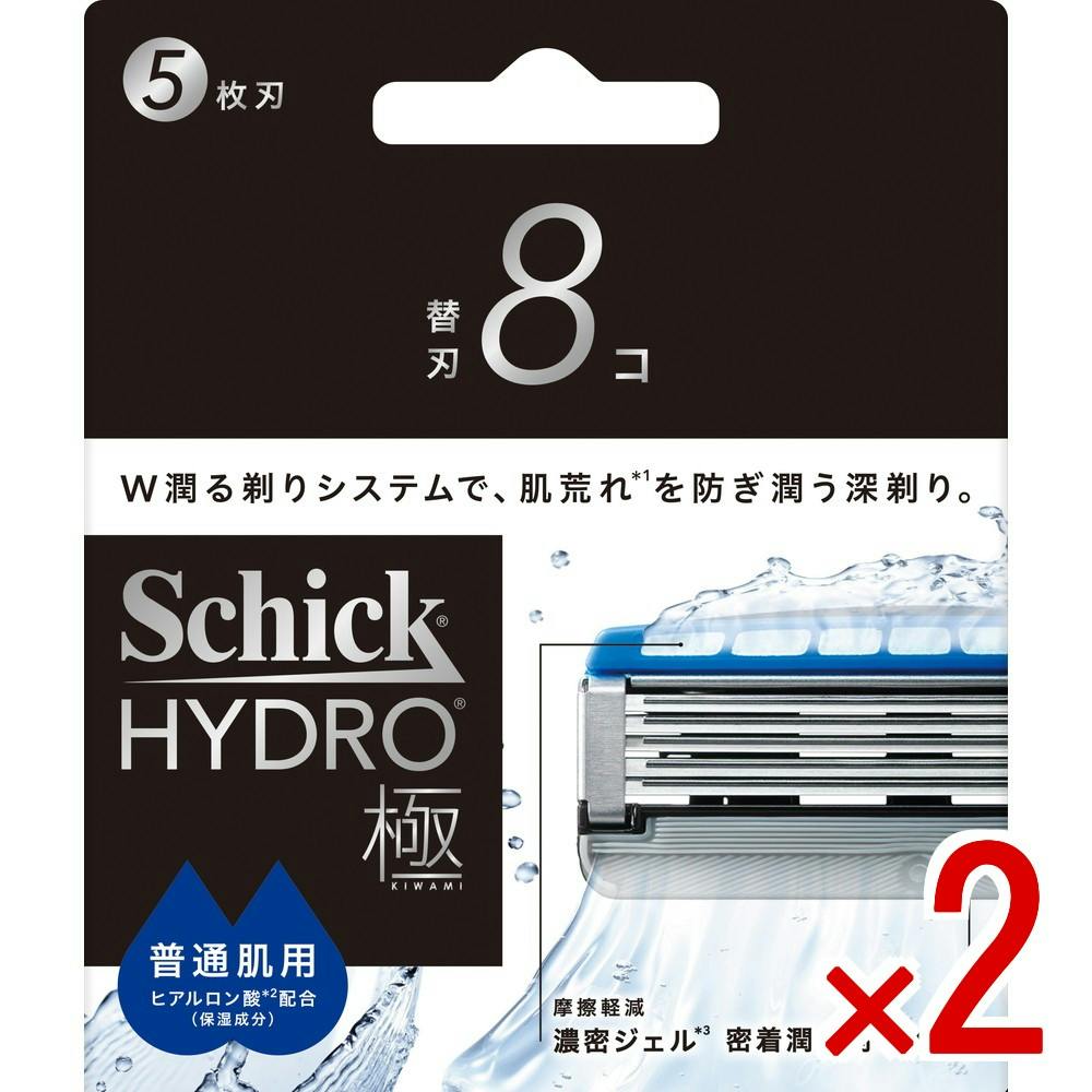 【2点まとめ買い】シック ハイドロ極 普通肌 替刃 × 2点　 【送料込み】 ＃4891228320553