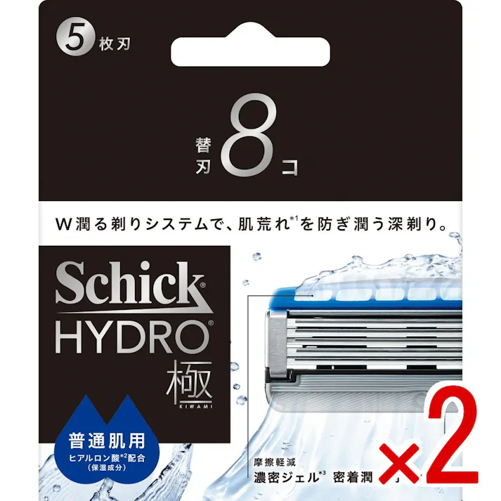 【2点まとめ買い】シック ハイドロ極 普通肌 替刃 × 2点 【送料込み】 #4891228320553
