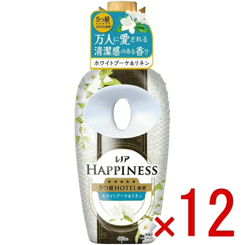 【ケース販売】レノアハピネス夢ふわタッチホワイトブーケ＆リネンの香り本体 × 12点　 【送料込み】 ＃4987176350312