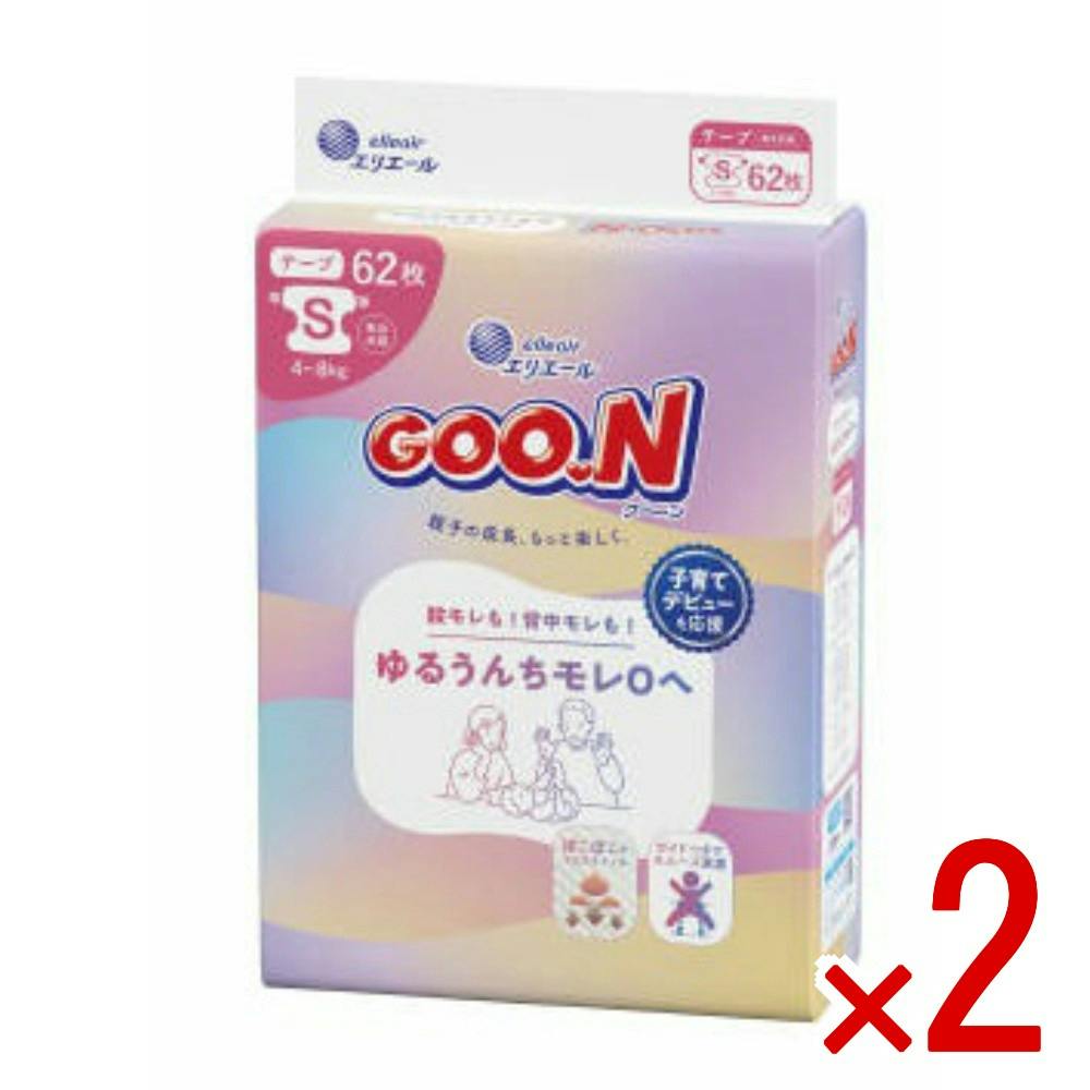 【2点まとめ買い】グーン ゆるうんちモレ0へ Sサイズ × 2点　 【送料込み】 ＃4902011124309