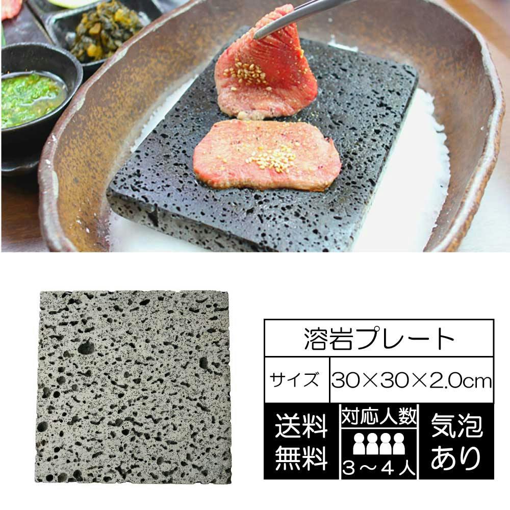 TAIKOH 溶岩プレート 30×30×2cm 10枚 焼肉 溶岩焼 溶岩板 キャンプ