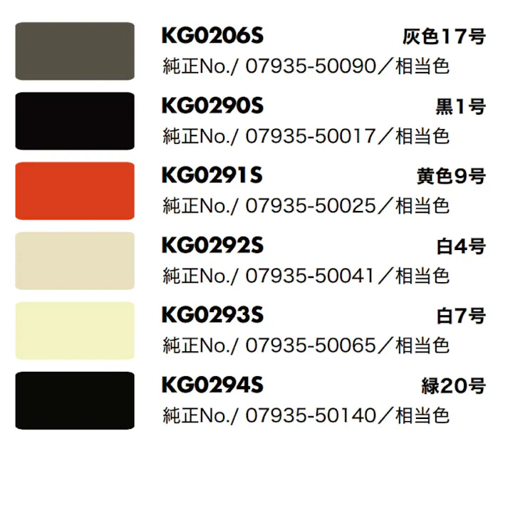 2本 KG0206S クボタ 灰色17号 純正No./ 07935-50090 /相当色 農業機械用 KBL製 補修 スプレー 塗料 ラッカー 420ml トラクター コンバイン 等