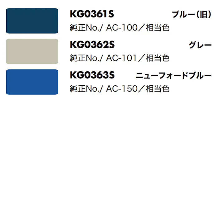 2本 KG0363S フォード ニューフォードブルー 純正No./ AC-150 /相当色 農業機械用 KBL製 補修 スプレー 塗料 ラッカー 420ml トラクター コンバイン 等