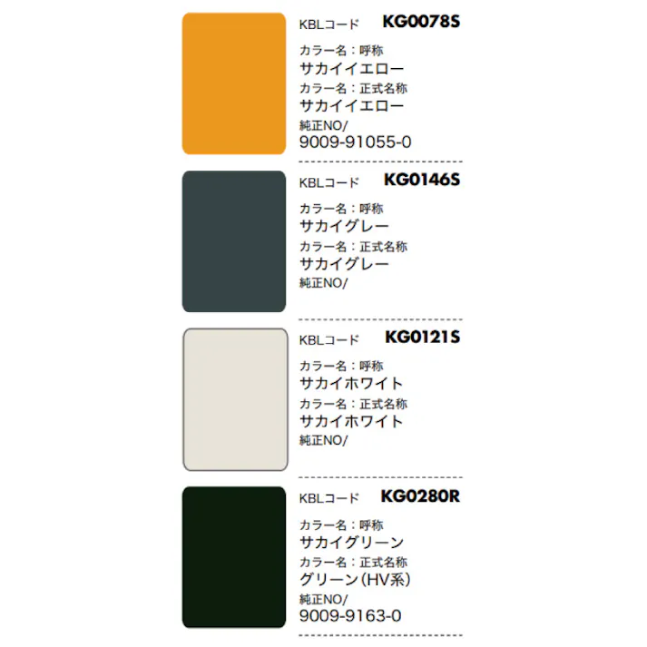 2本 KG0121S サカイ サカイホワイト 正式名称:サカイホワイト 建設機械用 KBL製 補修 スプレー 塗料 ラッカー 300ml 建機 ユンボ バックホ 等