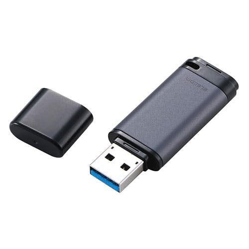 キャップ式 USB 5Gbps USBメモリ 32GB ブラック | 記録メディア・記録