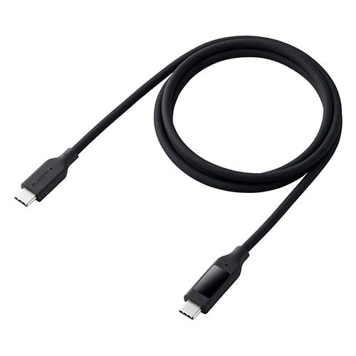 �d�̓f�B�X�v���C�t���P�[�u�� USB-C-USB-C 240W �Ȃ߂炩 1m �u���b�N �p�\�R���E���Ӌ@��
