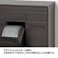 スライド棚付きダストボックス4D(ブラウン) 【送料込み】 #krso