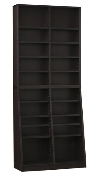 大容量ホームシェルフW75（ダークブラウン） 【送料込み】 #krso