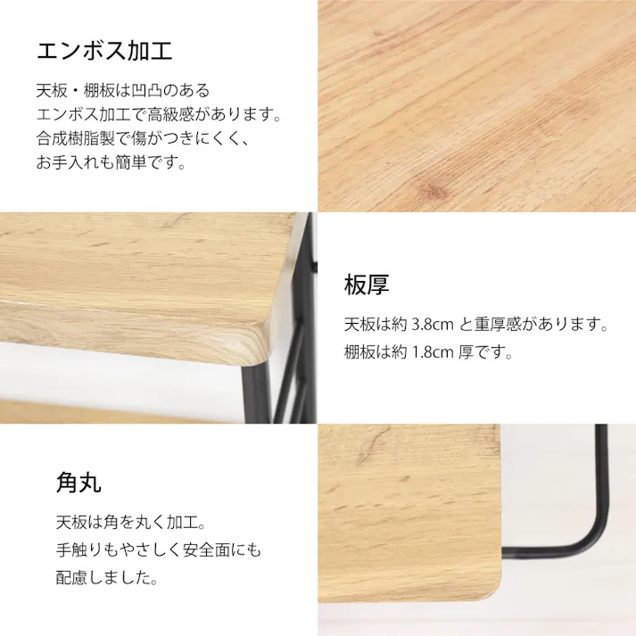 アート3段ワゴン モダンナチュラル 【送料込み】 #krso