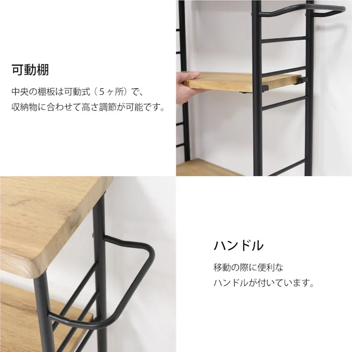 アート3段ワゴン モダンナチュラル 【送料込み】 #krso