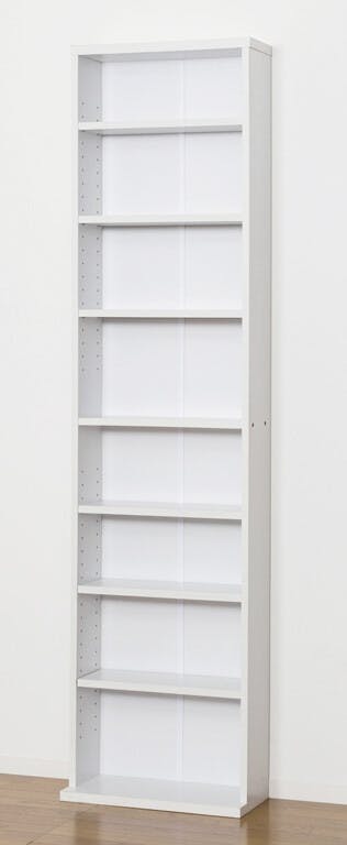 文庫本棚W450S （ホワイト） 【送料込み】 #krso | 本棚・書棚・ブック