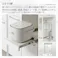 NEWアート食器棚60-100(鏡面ホワイト) 【送料込み】 #krso