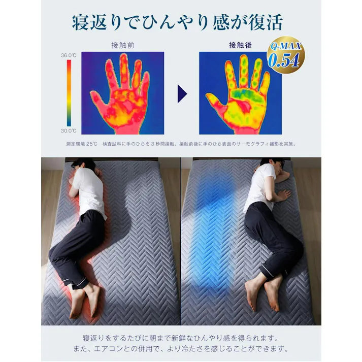 【夏物売り切りSALE!6980円→6480円】【何枚買っても送料無料!】極涼Premium 敷きパッド ダブル 強冷感 持続冷感 猛暑対策 敷パッド リバーシブル ひんやり 冷感 夏用 冷感シーツ 抗菌 消臭 防ダニ 冷たい クール 吸水速乾 丸洗い グレー 140x205cm