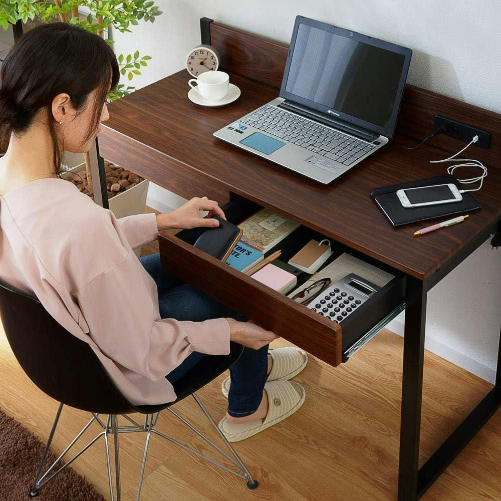 ワイエムワールド パソコンデスク USB × コンセント付き ピエタ
