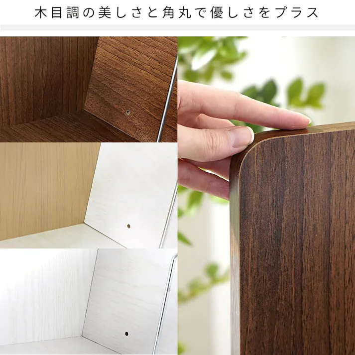 ワイエムワールド ファイルワゴン 2段 キャスター付き 幅55×奥行29.5×高さ65 木製 書類収納 ホワイトオーク 00-348