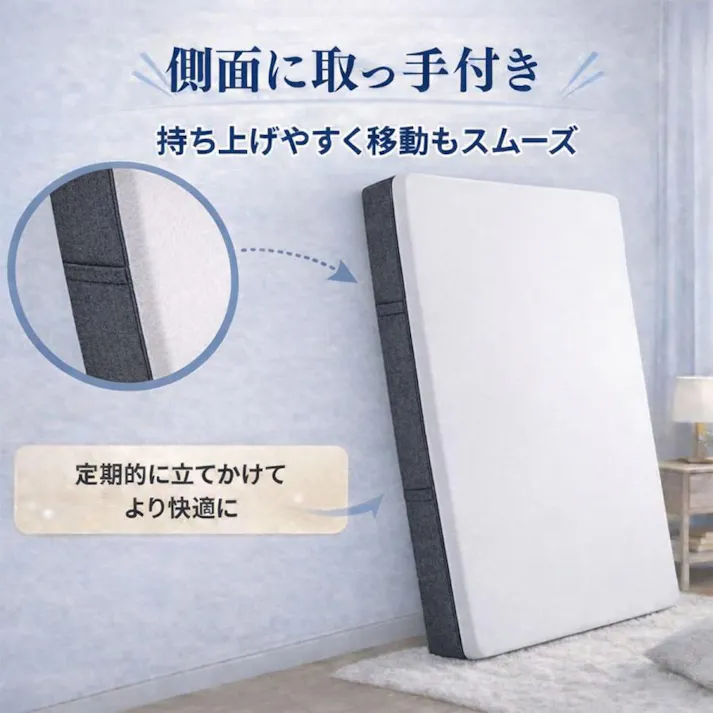 快眠タイムズ マットレス3.0 キング 178×195×20cm ウレタン 三層構造 厚さ20cm 体圧分散 寝返り ノンコイル 通気性 洗えるカバー