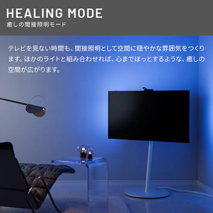 シンクロビジュアルライト 【Sサイズ】 テレビと光が連動するホームシアター体験 LED テレビ背面に取り付けるだけ 簡単設置 間接照明 バックライト 映像同期 【送料込み】 #nkmr