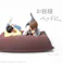 ビーズクッション-ピグロ特大Lサイズ(150x70cm)/色:ブラウン 【送料込み】 #nkmr