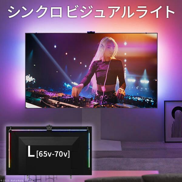 シンクロビジュアルライト 【Lサイズ】 テレビと光が連動する