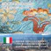 イタリア製ジャガード織りクッション付き1個-イスタ45x45cm/色:ターコイズ 【送料込み】 #nkmr