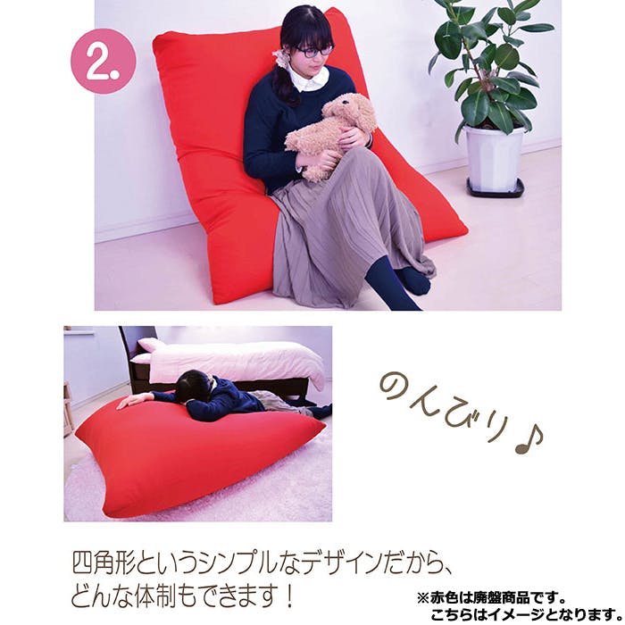 ビーズソファ 大 ビーズクッション おしゃれ ジャンボ ソファー L