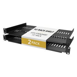 【新品2枚セット】19インチ サーバーラック棚板 1U FS-CFS-1U サーバーラック棚板/2枚/1U/19インチ/カンチレバー型/通気口有