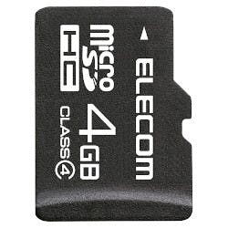 MicroSDHCカード データ復旧サービス付 Class4 4GB 法人専用