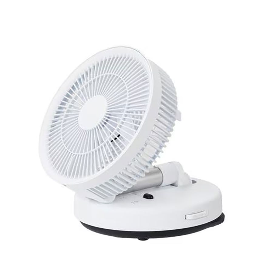 20cm 折り畳み扇風機 PaTaFAN C:NET シィー・ネット BFDC200WH DC