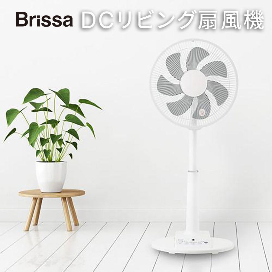 30cm DCリビングファン C:NET シィー・ネット BFDF003WH 30cm羽根 7枚