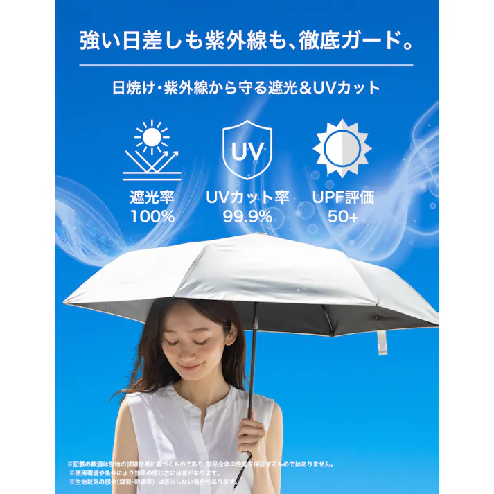 【暑さ対策セール!4680円→4180円】【送料無料最短翌日出荷!】日傘 形状記憶 折りたたみ傘 【3秒収納・完全遮光】UVカット100% 遮熱-15℃ UPF50+ 梅雨対策 晴雨兼用 自動開閉 軽量 ネイビー